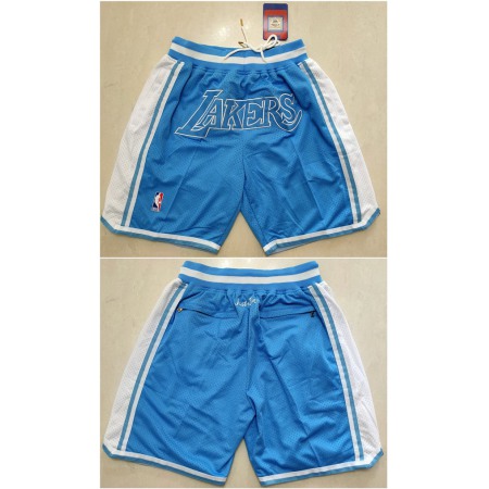Men's Los Angeles Lakers Light Blue Shorts (Run Small)