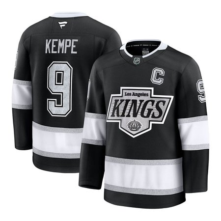 Men's Los Angeles Kings #9 Adrian Kempe Black Home Premium Jersey
