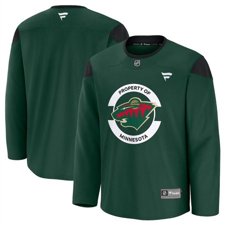 Youth Minnesota Wild Green 2024-25 Team Practice Stitched Hockey Jersey