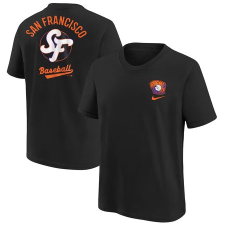 Youth San Francisco Giants Black 2025 City Connect T-Shirt