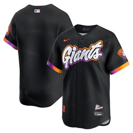 Youth San Francisco Giants Anthracite 2025 City Connect Limited Jersey