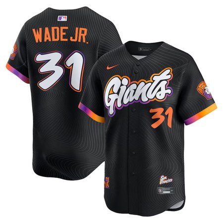 Men's San Francisco Giants #31 LaMonte Wade Jr. Anthracite 2025 City Connect Limited Jersey
