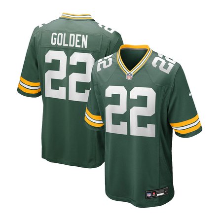 Men's Green Bay Packers #1 Matthew Golden Nike Green 2025 NFL Draft First Round Pick Game Jersey