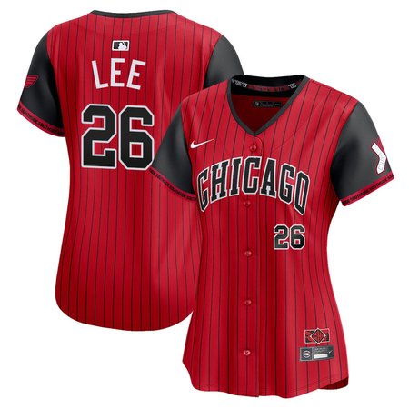 Women's Chicago White Sox #26 Korey Lee Red/Black 2025 City Connect Limited Player Jersey