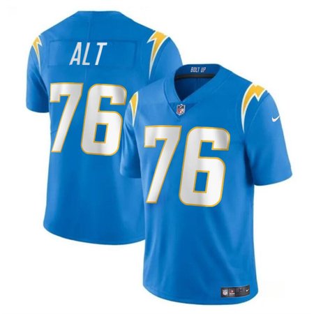 Youth Los Angeles Chargers #76 Joe Alt Light Blue 2024 Draft Vapor Limited Stitched Football Jersey Youth Los Angeles Chargers #76 Joe Alt Light Blue 2024 Draft Vapor Limited Stitched Football Jersey