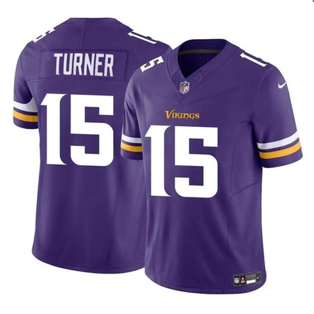 Youth Minnesota Vikings #15 Dallas Turner Purple 2024 Draft F.U.S.E. Vapor Untouchable Limited Stitched Jersey Youth Minnesota Vikings #15 Dallas Turner Purple 2024 Draft F.U.S.E. Vapor Untouchable Limited Stitched Jersey
