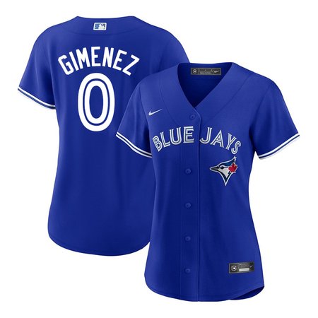 Women's Toronto Blue Jays #0 Andres Gimenez Nike Royal Home Replica Jersey