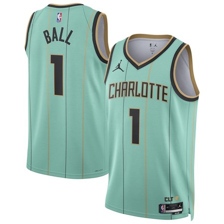 Unisex Charlotte Hornets LaMelo Ball Jordan Brand Mint 2024/25 Swingman Player Jersey - City Edition Unisex Charlotte Hornets LaMelo Ball Jordan Brand Mint 2024/25 Swingman Player Jersey - City Edition