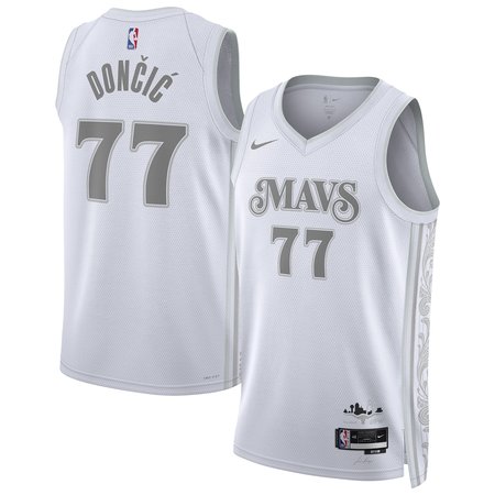 Unisex Dallas Mavericks Luka Don?i? Nike White 2024/25 Swingman Player Jersey - City Edition Unisex Dallas Mavericks Luka Don?i? Nike White 2024/25 Swingman Player Jersey - City Edition