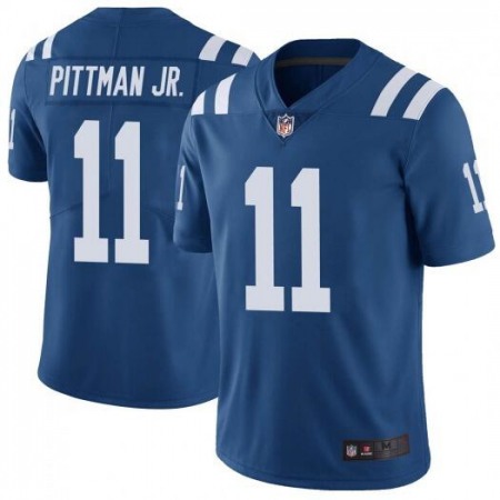 Men's Indianapolis Colts #11 Michael Pittman Jr. Limited Royal Color Rush Vapor Untouchable Limited Stitched Jersey Men's Indianapolis Colts #11 Michael Pittman Jr. Limited Royal Color Rush Vapor Untouchable Limited Stitched Jersey