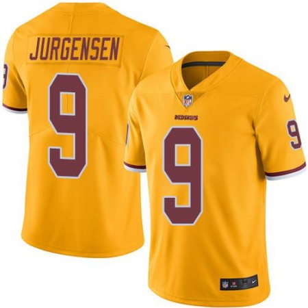 Redskins #9 Sonny Jurgensen Gold Men's Stitched NFL Limited Rush Jersey