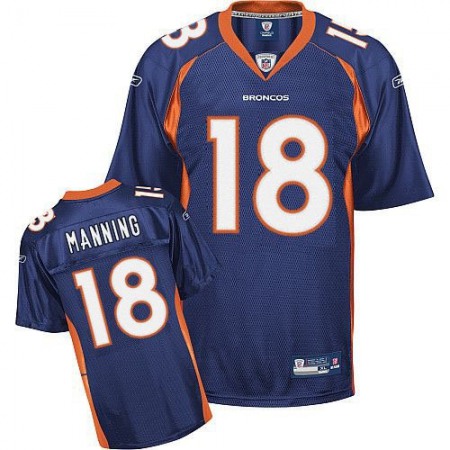 Broncos #18 Peyton Manning Blue Stitched Youth NFL Jersey Broncos #18 Peyton Manning Blue Stitched Youth NFL Jersey