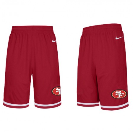 Men's San Francisco 49ers Red Knit Performance Shorts (Runs smaller)