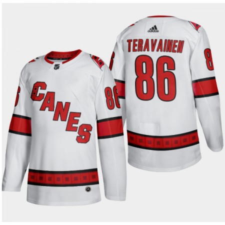 Men's Carolina Hurricanes #86 Teuvo Teravainen White Stitched Jersey Men's Carolina Hurricanes #86 Teuvo Teravainen White Stitched Jersey